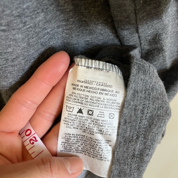 Nike Men's Gray T-Shirt Dri-fit Cotton Blend - Picture 3 of 5